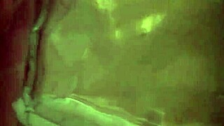 Office floor smash ends with jizz explosion on her shaved tits heels pov