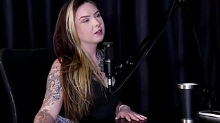 joana loves exhibition flashes tits on sheer red