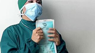 feel these latex gloves sliding over you, patient...