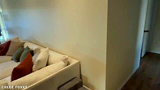 oiled redhead gives teasing handjob leading to cum covered happy ending