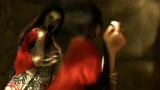 exotic indian princess sways her hips in seductive solo dance!
