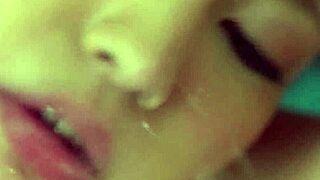 sexy nude japanese masturbates sloppy with asian toys in stockings