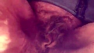 SLUTTYGRANNY67 bares hairy granny pussy for wild play