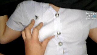 professor creampies thai college pussy to pass