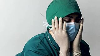 feel these latex gloves sliding over you, patient...