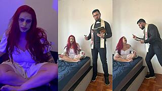 7 Noites De Terror Exorcista Facefucking Hardcore Big Cock Anal