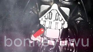 bonneyuwu leia cosplay masturbates on vader's huge dildo