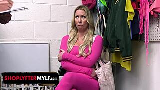 desperate yoga teacher caught shoplifting 😱 shoplyfter mylf chaos 💦