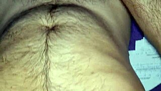 hairy armpit amateur couple shares creamy workout load