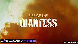 Tall latina giantess devours tiny snack in pov fetish