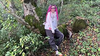 i spank her outdoor teen pussy rough then cum in mouth