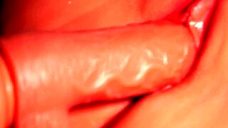 Hey, wanna see me shove that fake penis deep in her tight pussy?