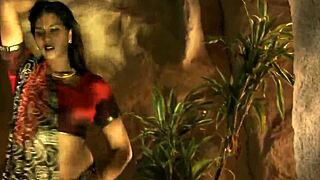 exotic indian princess sways her hips in seductive solo dance!
