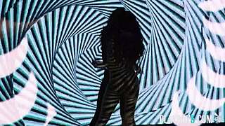 Oops, ebony milf ana foxxx bares her hairy pussy body playboy style