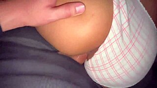Petite latina teen babe shows panties then gets fucked