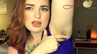 gf's wild armpit hair growth fantasy tease