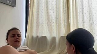 we raided neighbors phone for steamy lesbian surprise fuck