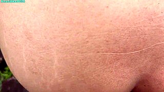 indian schoolgirl moans as boyfriend doggystyles her huge ass in jungle