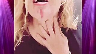 Booty Shaking in Boyfriend's Clothes Domination Dance