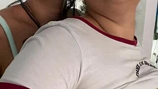 we raided neighbors phone for steamy lesbian surprise fuck