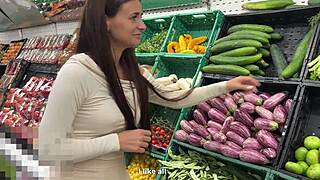 teacher spots me wet with cucumber fucks me hard sensual store home