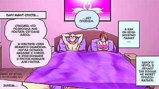 erotic russian boobs in steamy comic adventure