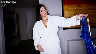 sheila ortega meets snakes in barcelona for big tits interracial action