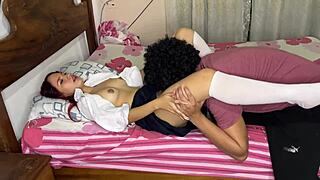 My damn stepdad fucks me every time i wear my study uniform, it's so taboo hot!