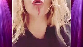 Booty Shaking in Boyfriend's Clothes Domination Dance