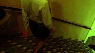 sexy bartender dances into cash fuck at nightclub with stranger