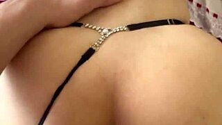 curly latina wife shifts thong aside for juicy pussy pounding
