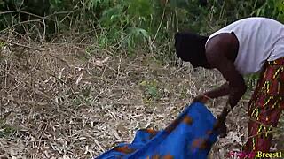 Village Stroll Leads To Bent-Over Doggystyle Ass Pounding