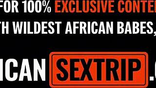 Amateur Black Teen Stripped and Pounded Hard by Huge White Cock