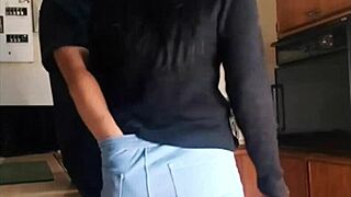 imagine his best friend slamming my wet pussy in kitchen while he watches tv