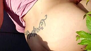 😍 bbw latina chokes on outdoor deepthroat blowjob 🌳💦