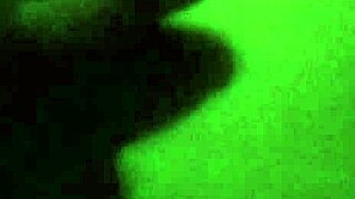 Pregnant Wife Gretala Flashes Tits in Dark