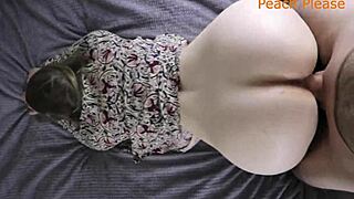 young tattooed student sucks balls doggystyle after bedroom pounding