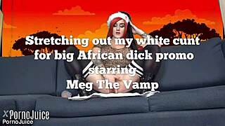 White pussy stretched wide for huge african cock meg?