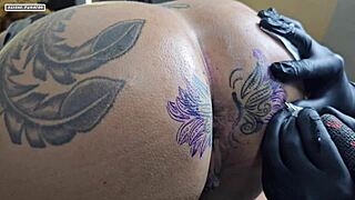 tattoo around my ass now bigger and sexier than before