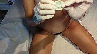 mature beauty's glove fetish drives me wild anyway