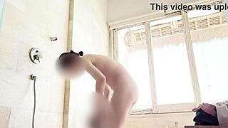 Shower Laundry Mix Sparks Asian Amateur Tease