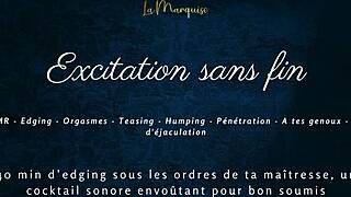 french femdom audio delivers endless edging joi excitation