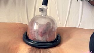 first time pussy pump makes eva myst cum hard 💦😈