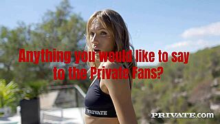 angelika grays ukrainian blonde teases in outdoor casting interview