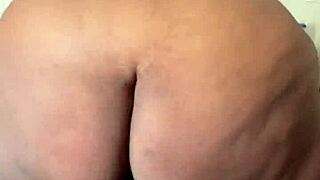 pregnant bbw rides big black cock pov moaning hard