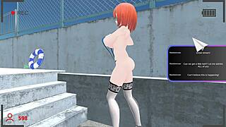 roxannes exhibitionist squirts boobs public gameplay