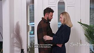 Wife's sensual nuru massage makes trucker husband explode in erotic bliss