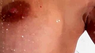 wet shower sex cums in mouth sara retali sergio lagos
