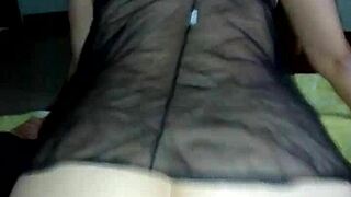 Italian milf lingerie anal assfucked by monster cock