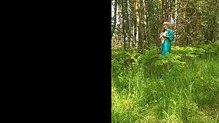 Blonde Flashes Big Tits Nude In Risky Park!